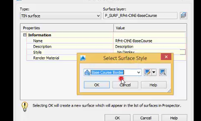 Create refinement surface