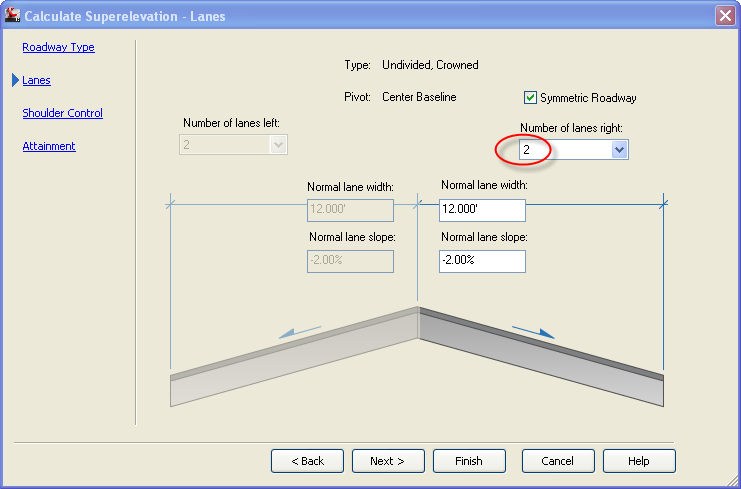 WisDOT subassemblies and superelevation (Civil 3D 2012 and beyond)